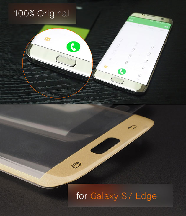 กระจกนิรภัย กระจกกันแตก S7 Edge ขอบโค้ง